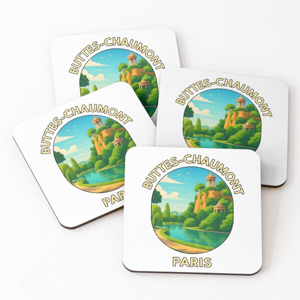 Item preview, Parc des Buttes-Chaumont – Scenic Paris Park Illustration designed and sold by inkNext.