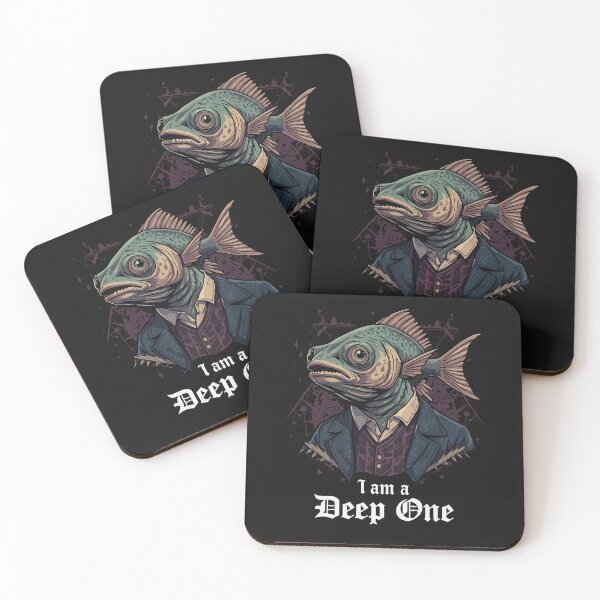 Item preview, I am a Deep One -  H. P. Lovecraft inspired design designed and sold by Vintage Designs +.