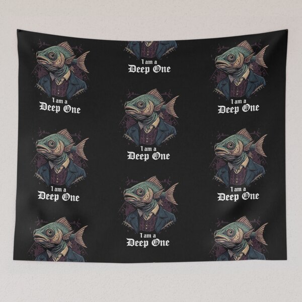 Item preview, I am a Deep One -  H. P. Lovecraft inspired design designed and sold by Vintage Designs +.