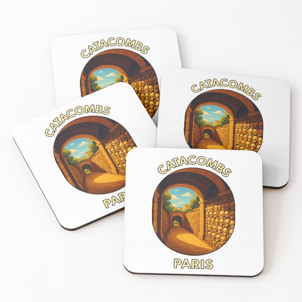 Item preview, Catacombs of Paris – Historic French Underground Vector Art designed and sold by inkNext.