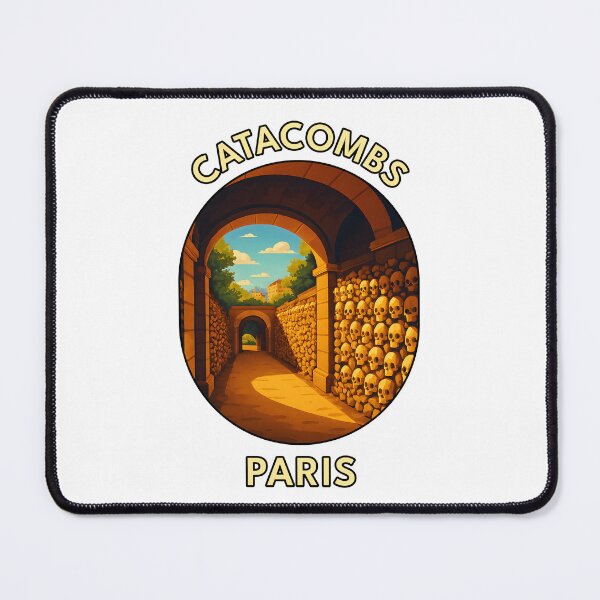 Item preview, Catacombs of Paris – Historic French Underground Vector Art designed and sold by inkNext.