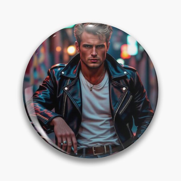 Item preview, Urban Rebel Ride – Retro Coolness meets Neon Alley Vibes in cinematic street style designed and sold by FotoworldEdel.