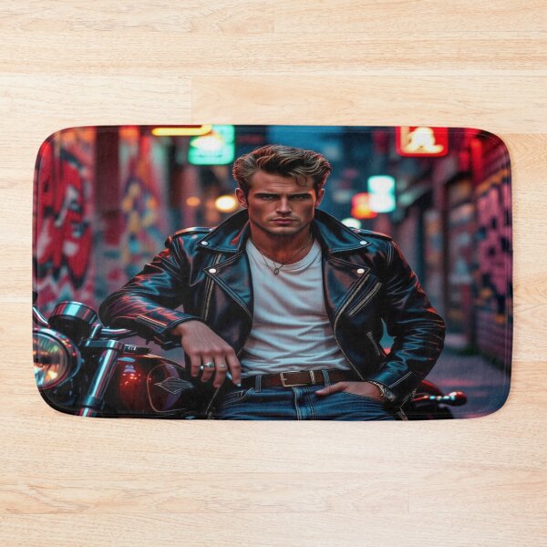 Item preview, Urban Rebel Ride – Retro Coolness meets Neon Alley Vibes in cinematic street style designed and sold by FotoworldEdel.