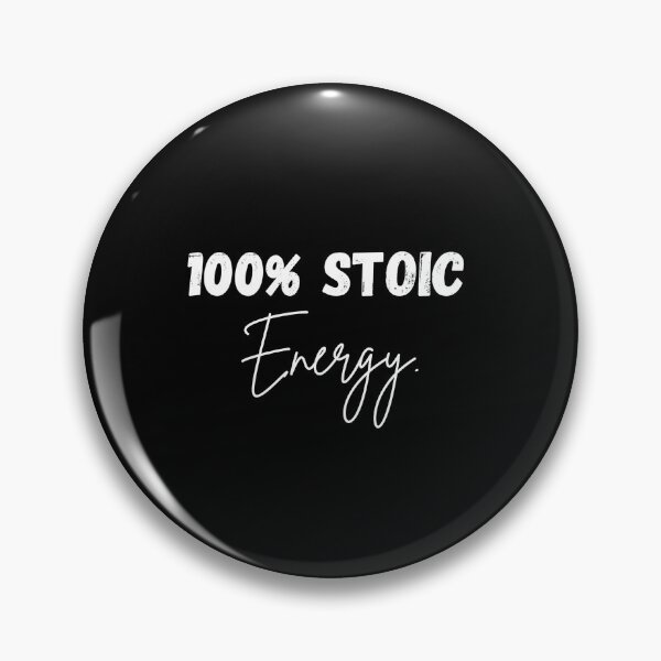 Item preview, 100% Stoic Energy - Stoicism Artwork | Stoic Apparel | Minimalist Stoic Art designed and sold by LexaArtworks.