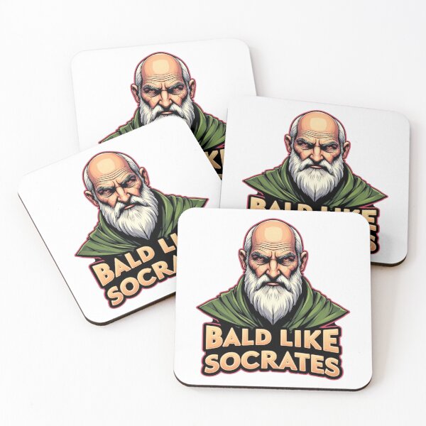 Item preview, Bald Like Socrates designed and sold by KLERIKSTORE.