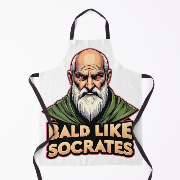 Item preview, Bald Like Socrates designed and sold by KLERIKSTORE.