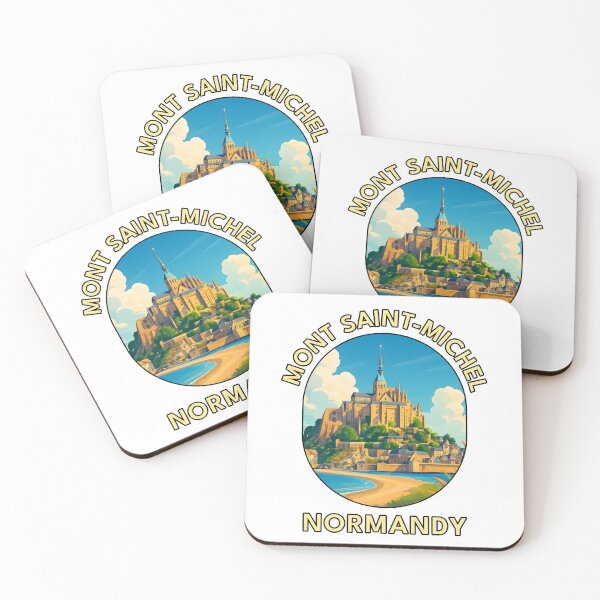 Item preview, Mont Saint-Michel France – Tidal Island & Medieval Landmark Illustration designed and sold by inkNext.