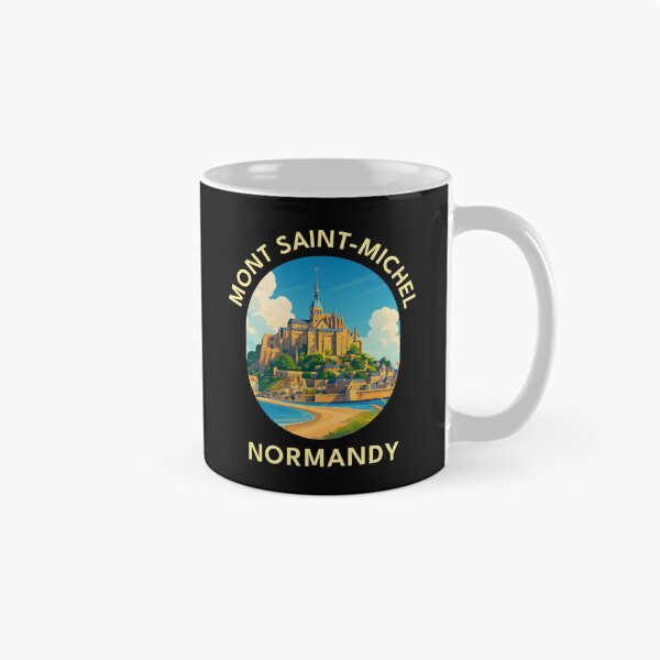 Item preview, Mont Saint-Michel France – Tidal Island & Medieval Landmark Illustration designed and sold by inkNext.