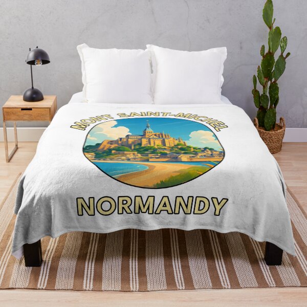 Item preview, Mont Saint-Michel France – Tidal Island & Medieval Landmark Illustration designed and sold by inkNext.