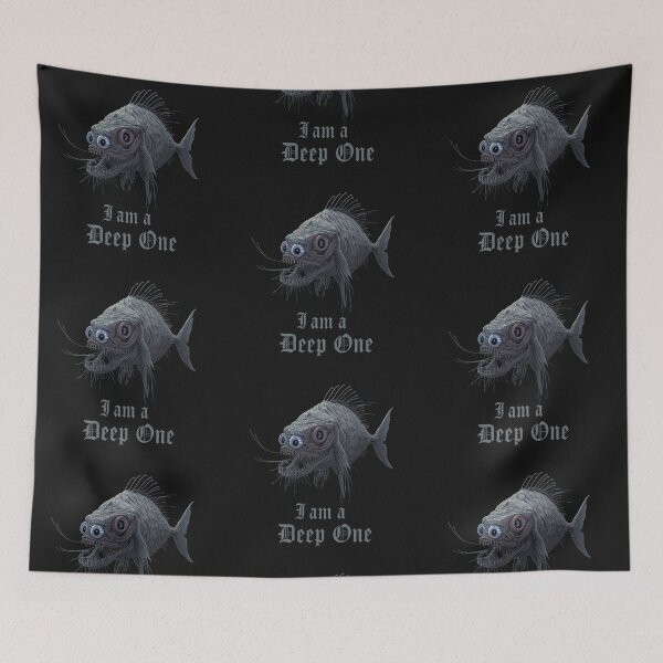 Item preview, I am a Deep One -  H. P. Lovecraft inspired design designed and sold by Vintage Designs +.