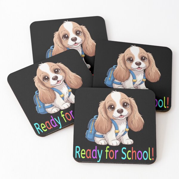 Item preview, Ready for School Cute Cocker Spaniel Puppy – Back to School designed and sold by The Real Life Symphony.