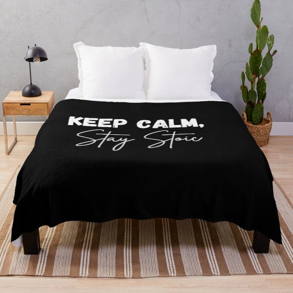 Item preview, Keep Calm, Stay Stoic - Stoicism Artwork | Stoic Clothing | Minimalist Stoic Art designed and sold by LexaArtworks.
