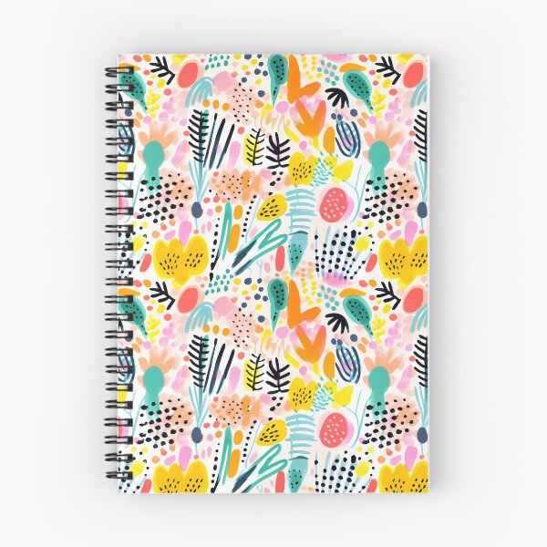 Item preview, Whimsical Nature-Inspired Seamless Doodle Pattern designed and sold by HasHs.