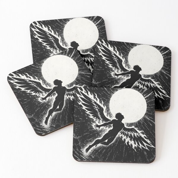 Item preview, Icarus and the sun designed and sold by ManateeMerchy.