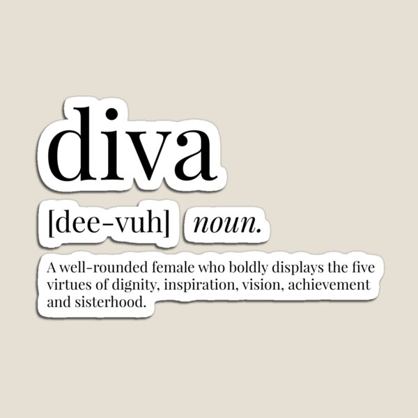 Diva Definition, Dictionary Collection Poster by Designschmiede