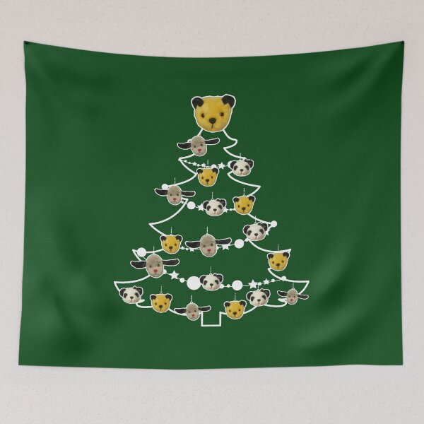 Item preview, Sooty Christmas Tree White Silhouette designed and sold by All-And-Every.