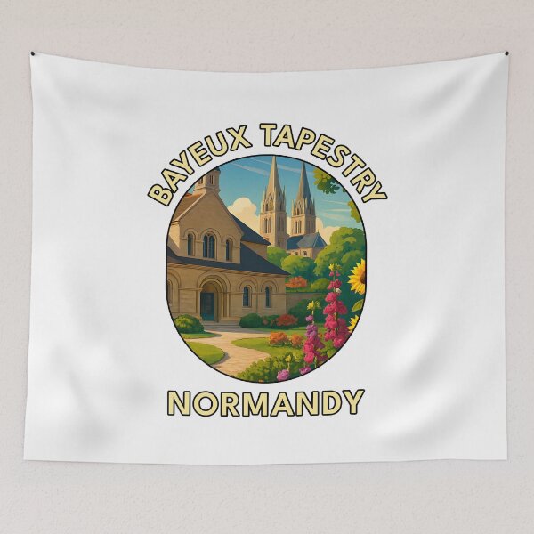 Item preview, Bayeux Tapestry Museum – Historic Normandy Travel Art designed and sold by inkNext.