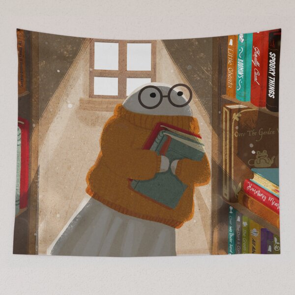 Item preview, There's A Ghost Amongst The Bookshelves Again... designed and sold by katherineblower.