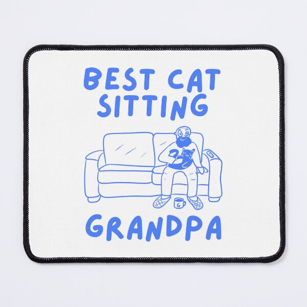 Item preview, Best cat sitting Grandpa designed and sold by BritishDelights.