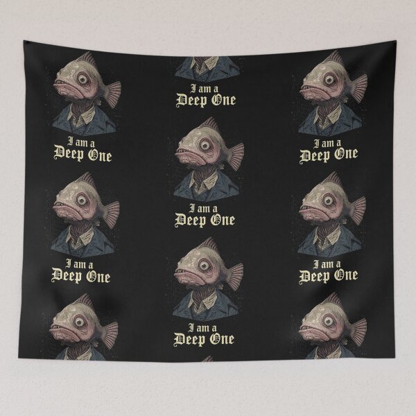 Item preview, I am a Deep One -  H. P. Lovecraft inspired design designed and sold by Vintage Designs +.