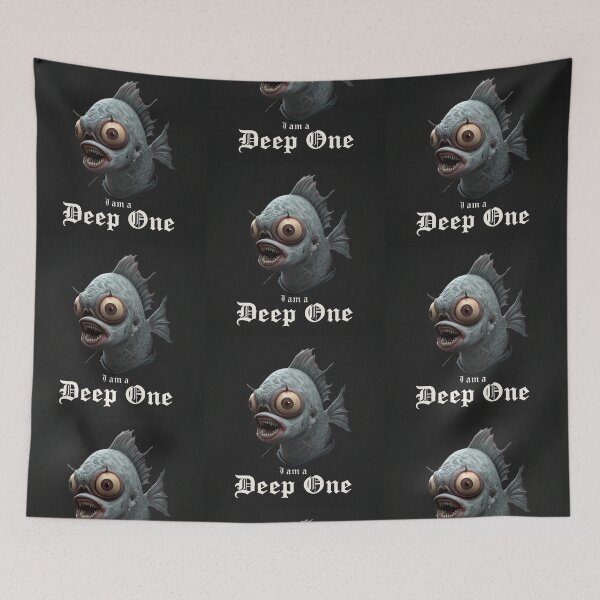 Item preview, I am a Deep One -  H. P. Lovecraft inspired design designed and sold by Vintage Designs +.
