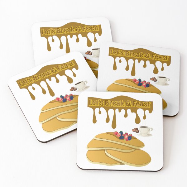 Item preview, Let’s Break & Feast – Pancake & Coffee Morning Vibes designed and sold by Art by Safae.