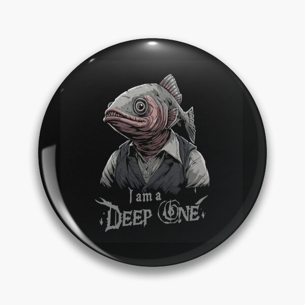 Artikelvorschau, Ich bin ein Tiefer – von H. P. Lovecraft inspiriertes Design entworfen und verkauft von Vintage Designs +.