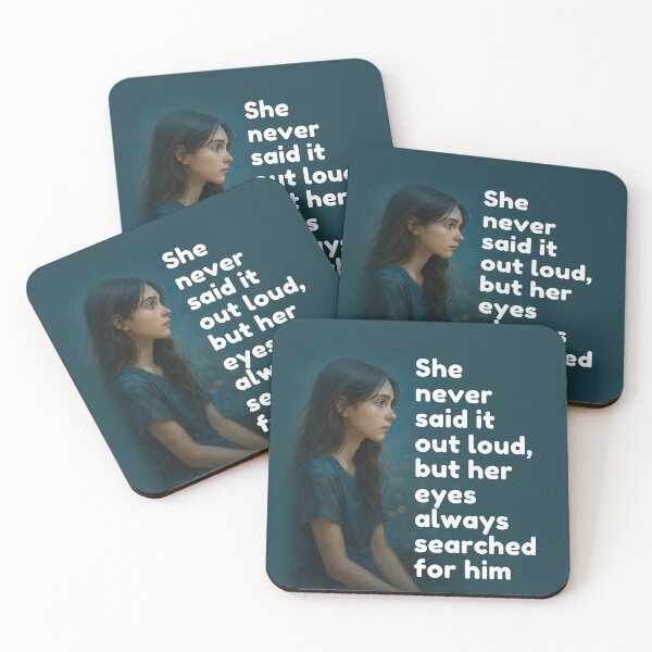 Item preview, Silent Love – She Never Said It Out Loud But Her Eyes Searched for Him designed and sold by TeeTantra.