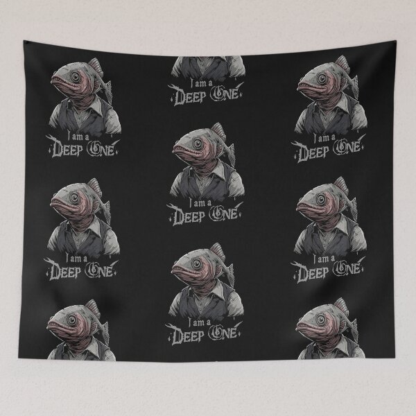 Item preview, I am a Deep One -  H. P. Lovecraft inspired design designed and sold by Vintage Designs +.