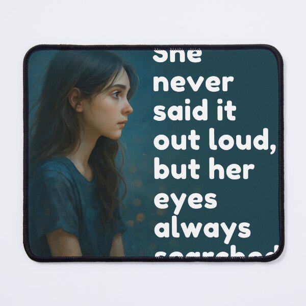 Item preview, Silent Love – She Never Said It Out Loud But Her Eyes Searched for Him designed and sold by TeeTantra.