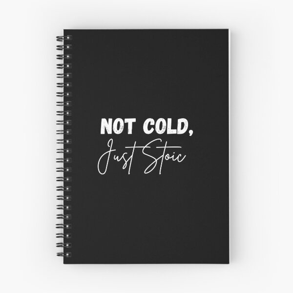 Item preview, Not Cold, Just Stoic - Stoicism Artwork | Stoic Clothing | Minimalist Stoic Art designed and sold by LexaArtworks.