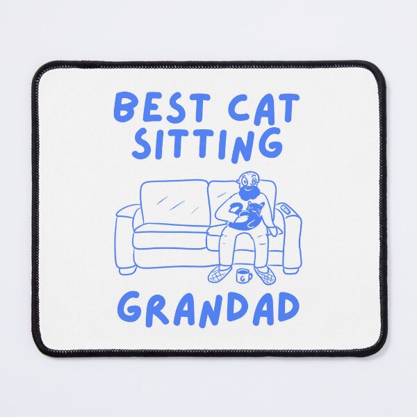 Item preview, Best cat sitting Grandad designed and sold by BritishDelights.