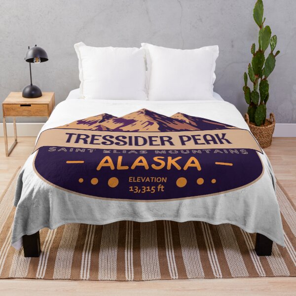 Item preview, Tressider Peak, Saint Elias Mountains, Alaska, Mountain Badge designed and sold by Wanderful-roads.