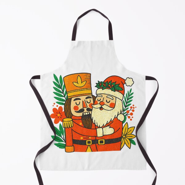 Item preview, Santa and Nutcracker Christmas Hug designed and sold by Clinomania Art.