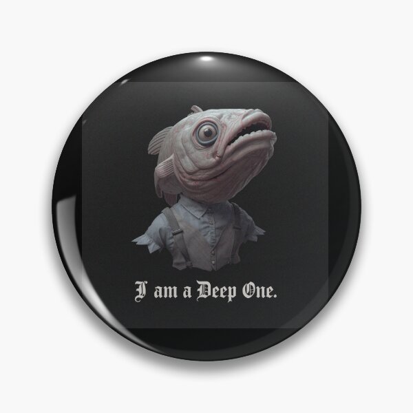 Artikelvorschau, Ich bin ein Tiefer – von H. P. Lovecraft inspiriertes Design entworfen und verkauft von Vintage Designs +.