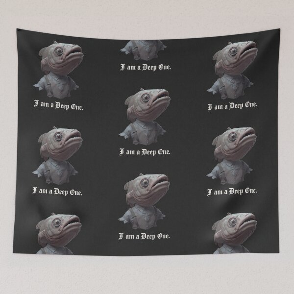 Item preview, I am a Deep One -  H. P. Lovecraft inspired design designed and sold by Vintage Designs +.