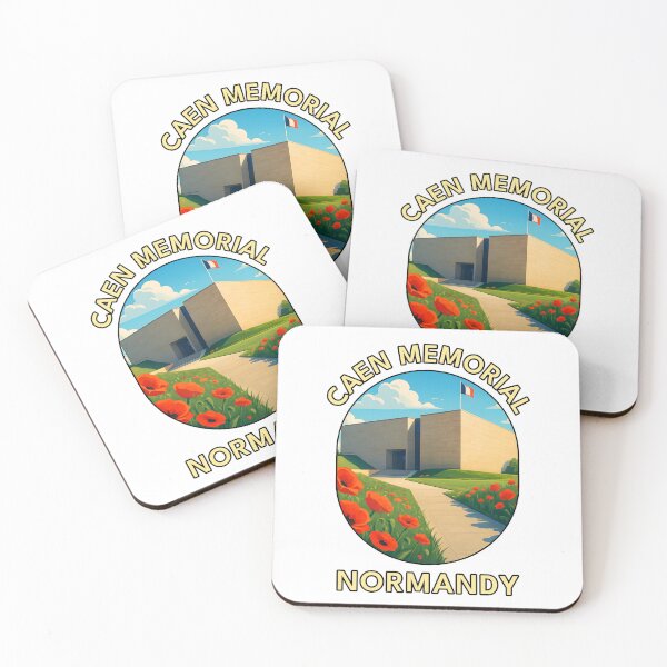 Item preview, Caen Memorial Museum – Normandy War Memorial Travel Poster designed and sold by inkNext.