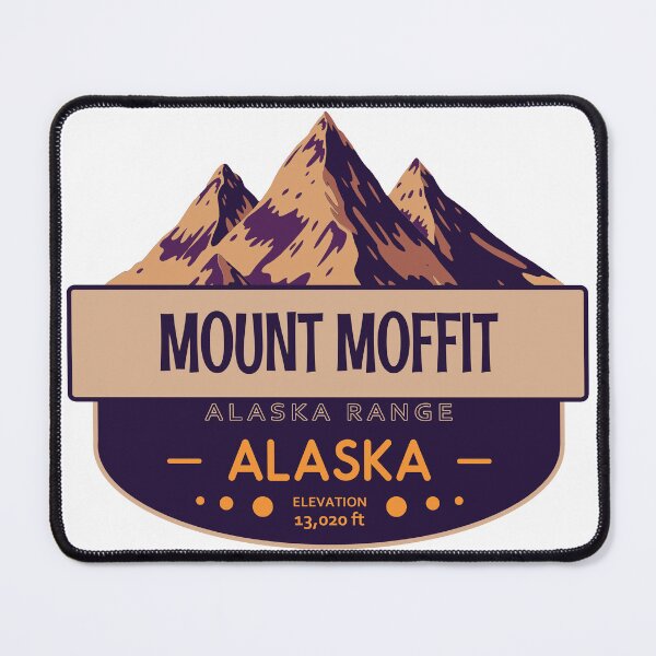 Item preview, Mount Moffit, Alaska Range, Alaska, Mountain Badge designed and sold by Wanderful-roads.