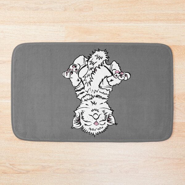 Item preview, Child’s yoga pose, kitten cartoon,  designed and sold by DebbieJoyArt.