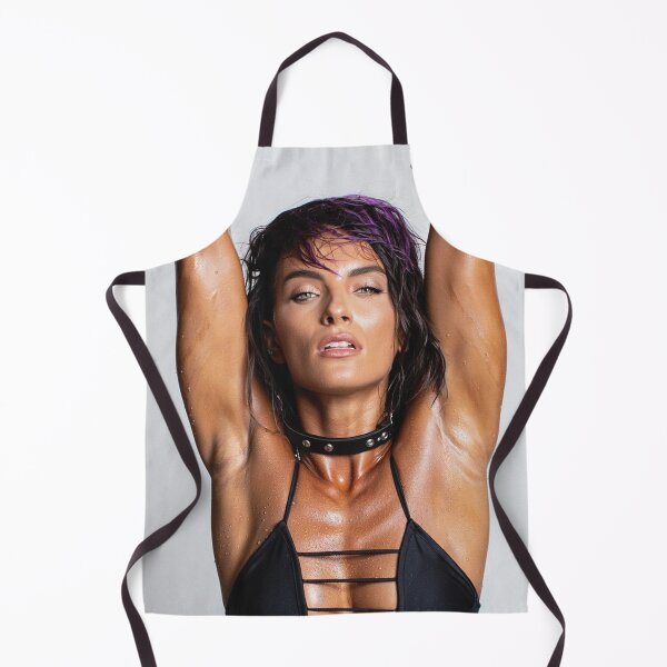 Item preview,  Beautiful sexy gym woman posing with her arms up showing her armpits sweating designed and sold by Vintage Designs +.