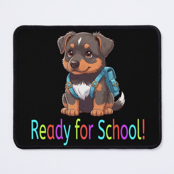 Item preview, Ready for School Cute Beauceron Puppy – Back to School designed and sold by The Real Life Symphony.