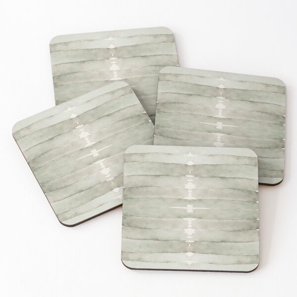 Item preview, Geometric Serene Watercolor Stripes iphone cases designed and sold by AlienTechs.