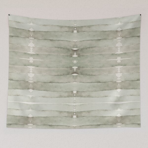 Item preview, Geometric Serene Watercolor Stripes iphone cases designed and sold by AlienTechs.
