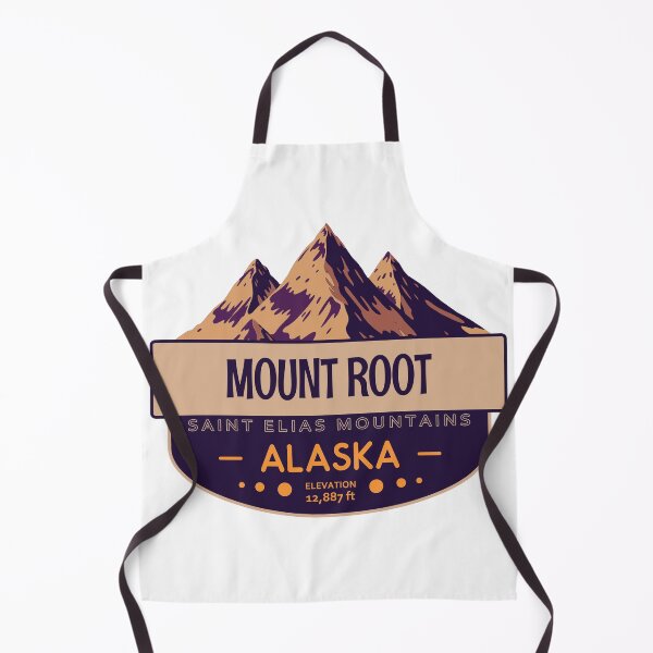 Item preview, Mount Root, Saint Elias Mountains, Alaska, Mountain Badge designed and sold by Wanderful-roads.