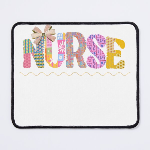 Item preview, Patchwork Nurse With Coquette Bow designed and sold by Tammy Marie Russell.