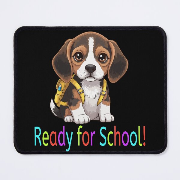 Item preview, Ready for School Cute Beagle Puppy – Back to School designed and sold by The Real Life Symphony.