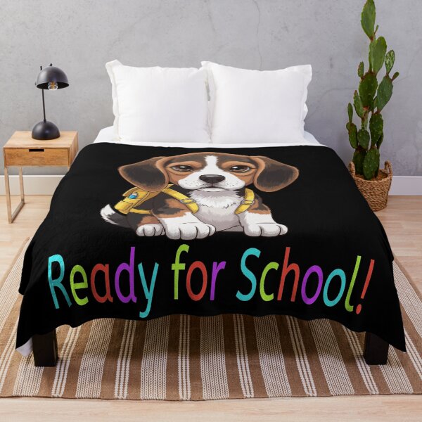 Item preview, Ready for School Cute Beagle Puppy – Back to School designed and sold by The Real Life Symphony.