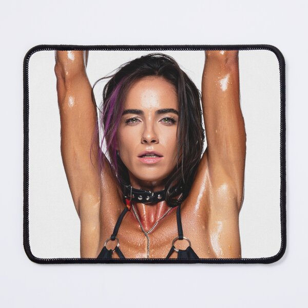 Item preview, Beautiful sexy gym woman posing with her arms up showing her armpits sweating designed and sold by Vintage Designs +.