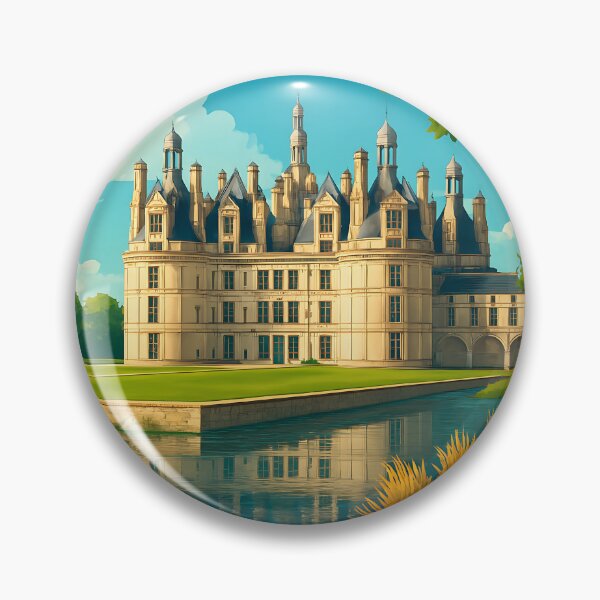 Item preview, Château de Chambord – Loire Valley French Castle Illustration designed and sold by inkNext.