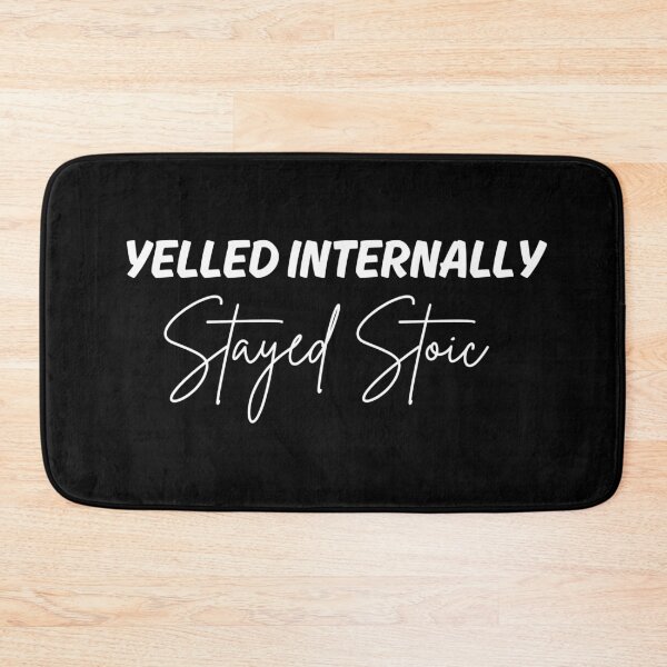 Item preview, Yelled Internally, Stayed Stoic - Stoicism Artwork | Stoic Clothing | Minimalist Stoic Art designed and sold by LexaArtworks.